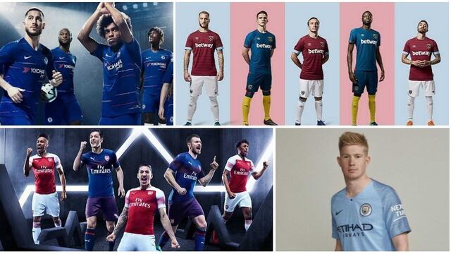 Premier League: así lucen las nuevas camisetas de los equipos para la temporada que viene [FOTOS]