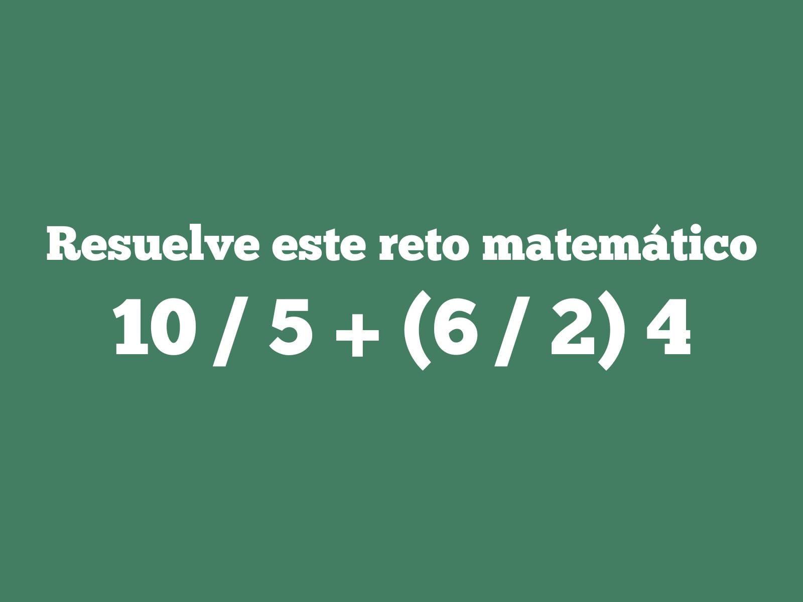 Reto matemático: Sé rápido porque tendrás un límite de segundos para solucionarlo. (Creación: Mag)