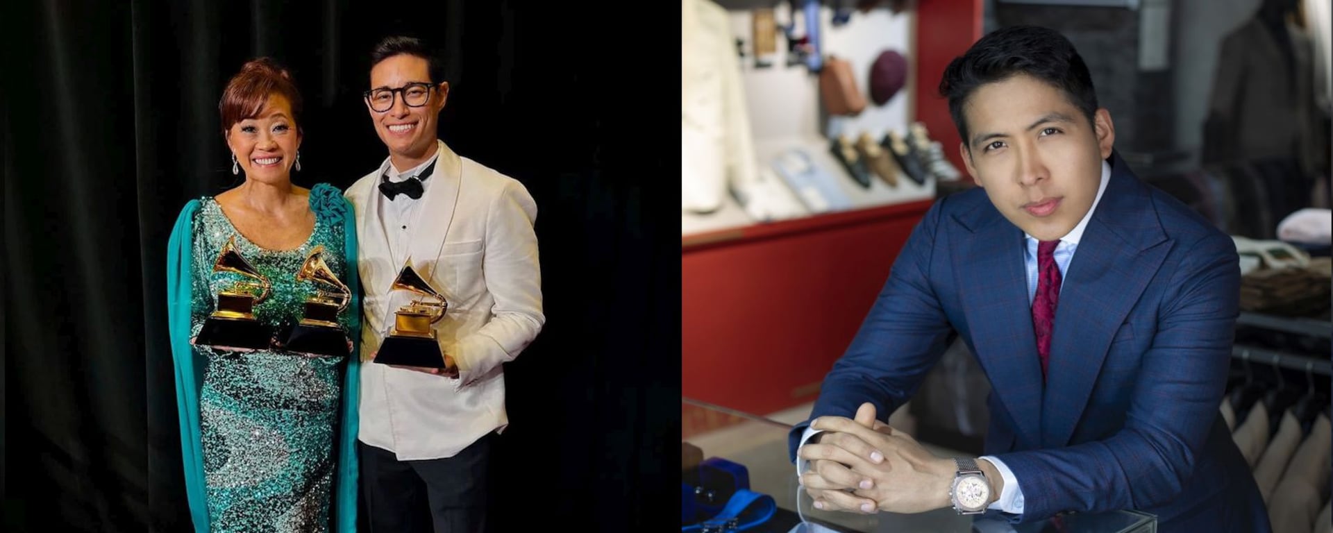 De ayudante en Gamarra a brillar en Los Ángeles: quién es el diseñador que vistió a Tony Succar en la histórica noche en la que el peruano ganó el Grammy
