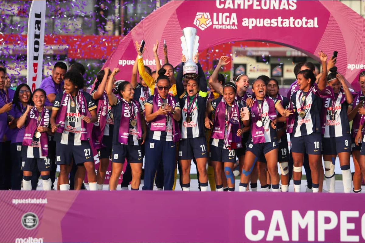 Alianza Lima ganó la Liga Femenina de Fútbol por segunda vez consecutiva. (Julio Reaño/@photo.gec)