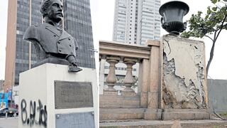 La agonía del Paseo de los Héroes Navales: patrimonio sufre deterioro de monumentos