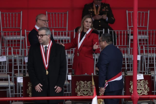 La congresista María del Carmen Alva fue una de las primeras en llegar. Fotos: Hugo Perez/ @photo.gec