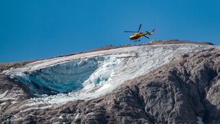 Tragedia en Italia: pocas esperanzas de hallar sobrevivientes del derrumbe de enorme glaciar en los Alpes