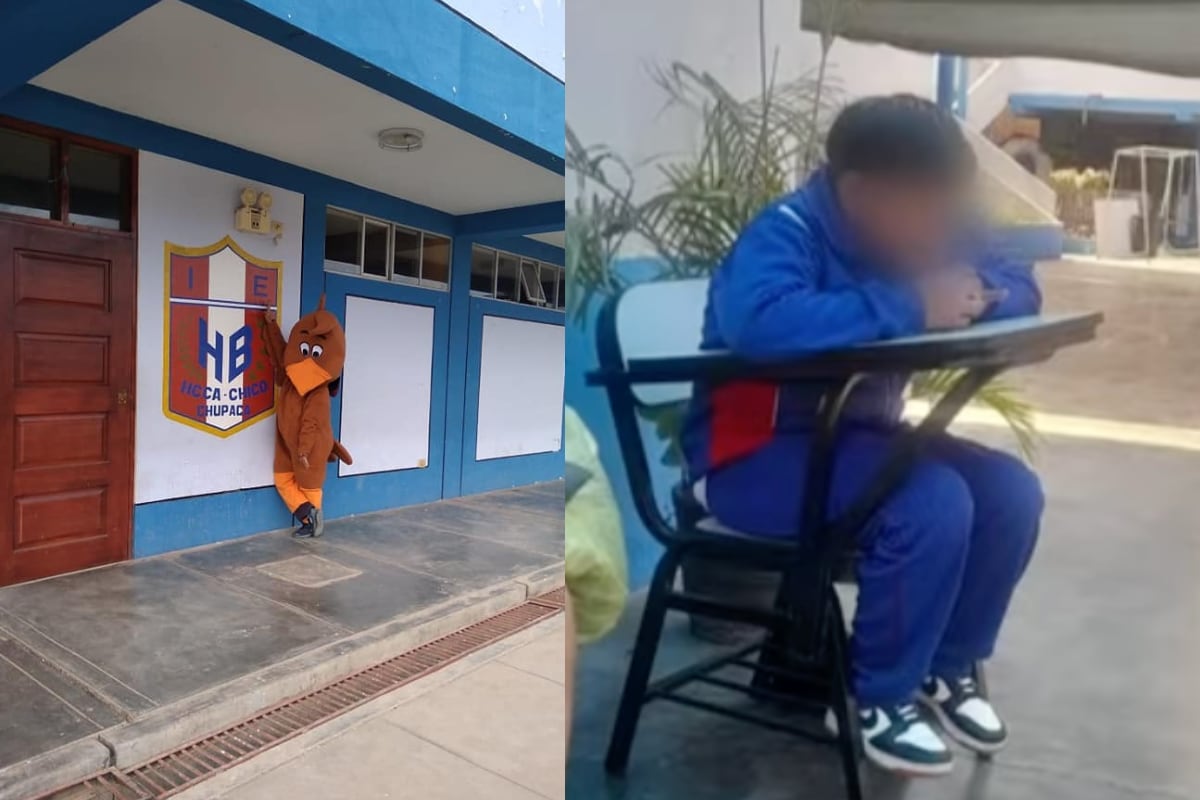 El menor ya perdió tres días de clases. Foto: Buenos días Perú