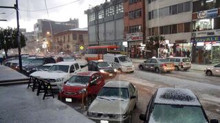 Huancayo: fuertes nevadas provocan retraso de  buses en terminales terrestres