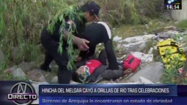 Celebraba el triunfo de Melgar y cayó a orillas del río Chili