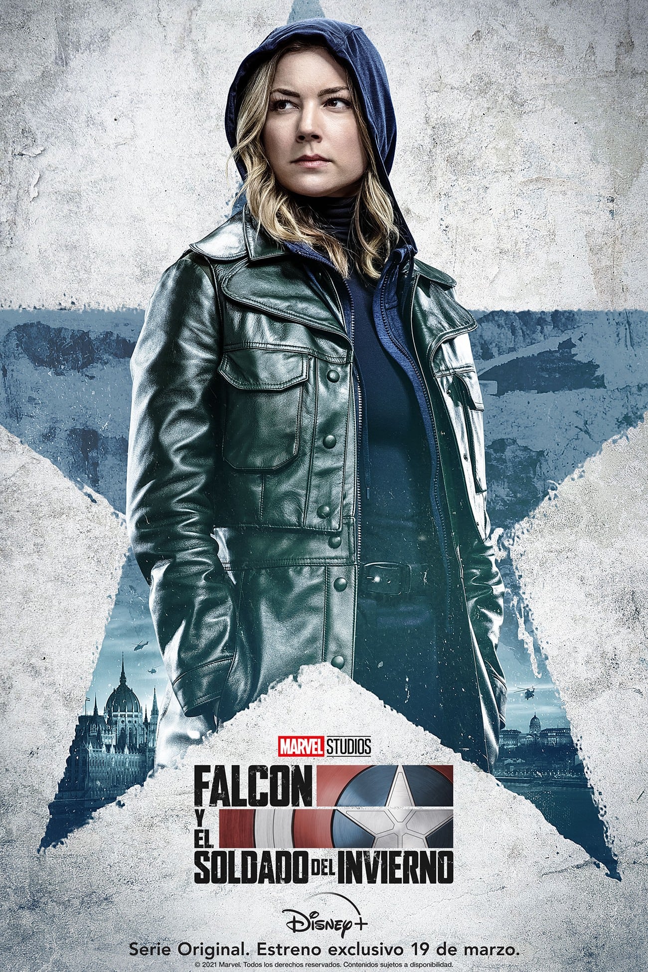 La agente Sharon Carter debutó en el Universo Cinematográfico de Marvel y ahora reaparece en esta esperada miniserie de Marvel por Disney+. | Crédito: Disney / Difusión