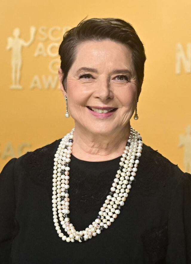 Isabella Rossellini en la alfombra roja de los SAG Awards 2025. (Foto: Agencias)