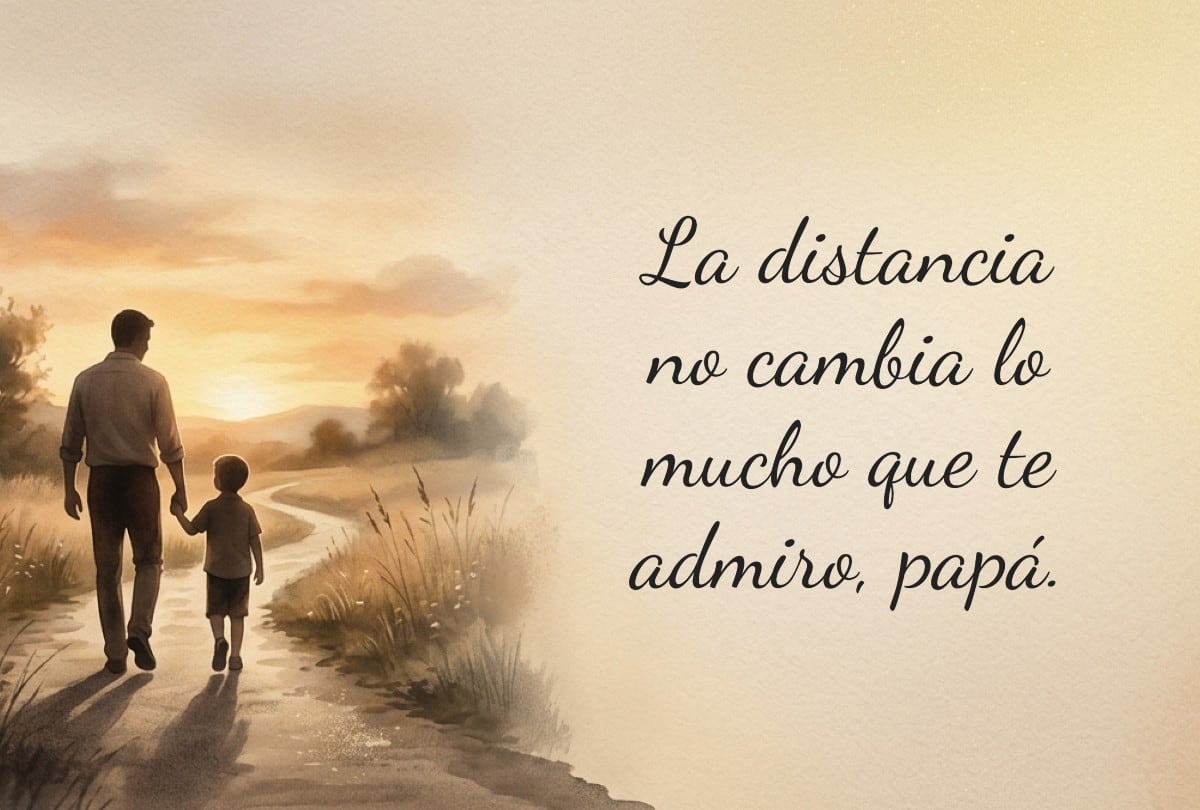 Las frases del Día del Padre ayudan a transmitir sentimientos que muchas veces no se pueden decir en persona. | Crédito: Imagen creada por El Comercio MAG usando Gemini