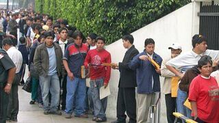 El desempleo en Lima retrocedió a 5,6% entre octubre y diciembre