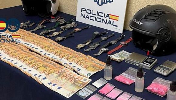 Parte del botín incautado a la banda desarticulada por la Policía Nacional de España. (Foto: X - Policia Nacional de España)