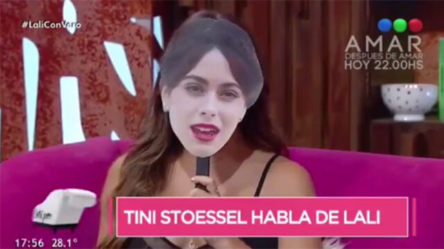 Lali Espósito se convirtió en Tini Stoessel por un minuto