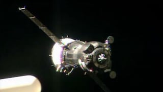 Nave Soyuz se acopló exitosamente a la Estación Espacial Internacional
