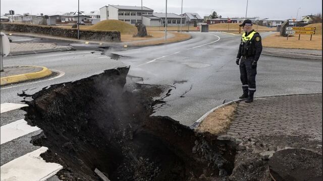 Qué pasa en Islandia, donde una ciudad se parte en dos por miles de sismos y un río de magma de 15 km bajo el suelo 