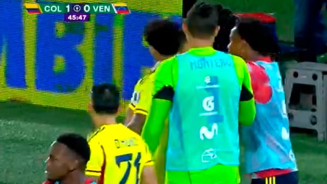 Gol de Santos Borré: el delantero anota el 1-0 de Colombia vs Venezuela | VIDEO