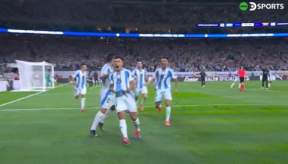 El defensa central apareció en el área para encaminar a Argentina a la semifinal de la Copa América 2024.