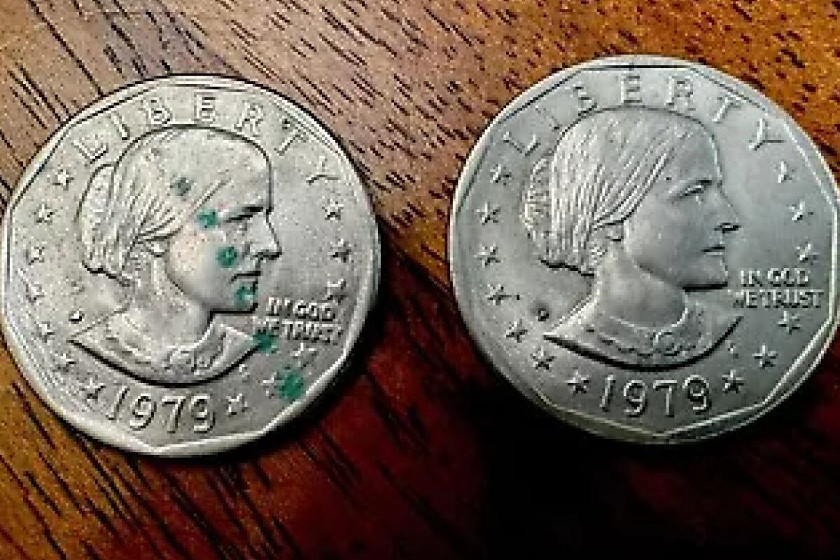 Las monedas de la década de 1970 son una de las piezas más codiciadas en las casas de subastas (Foto: Ebay)
