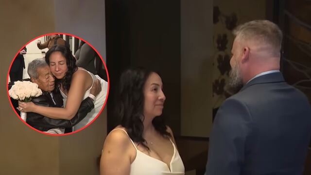 Novia se casa en la capilla de un hospital de California para que su padre pueda acompañarla hacia el altar