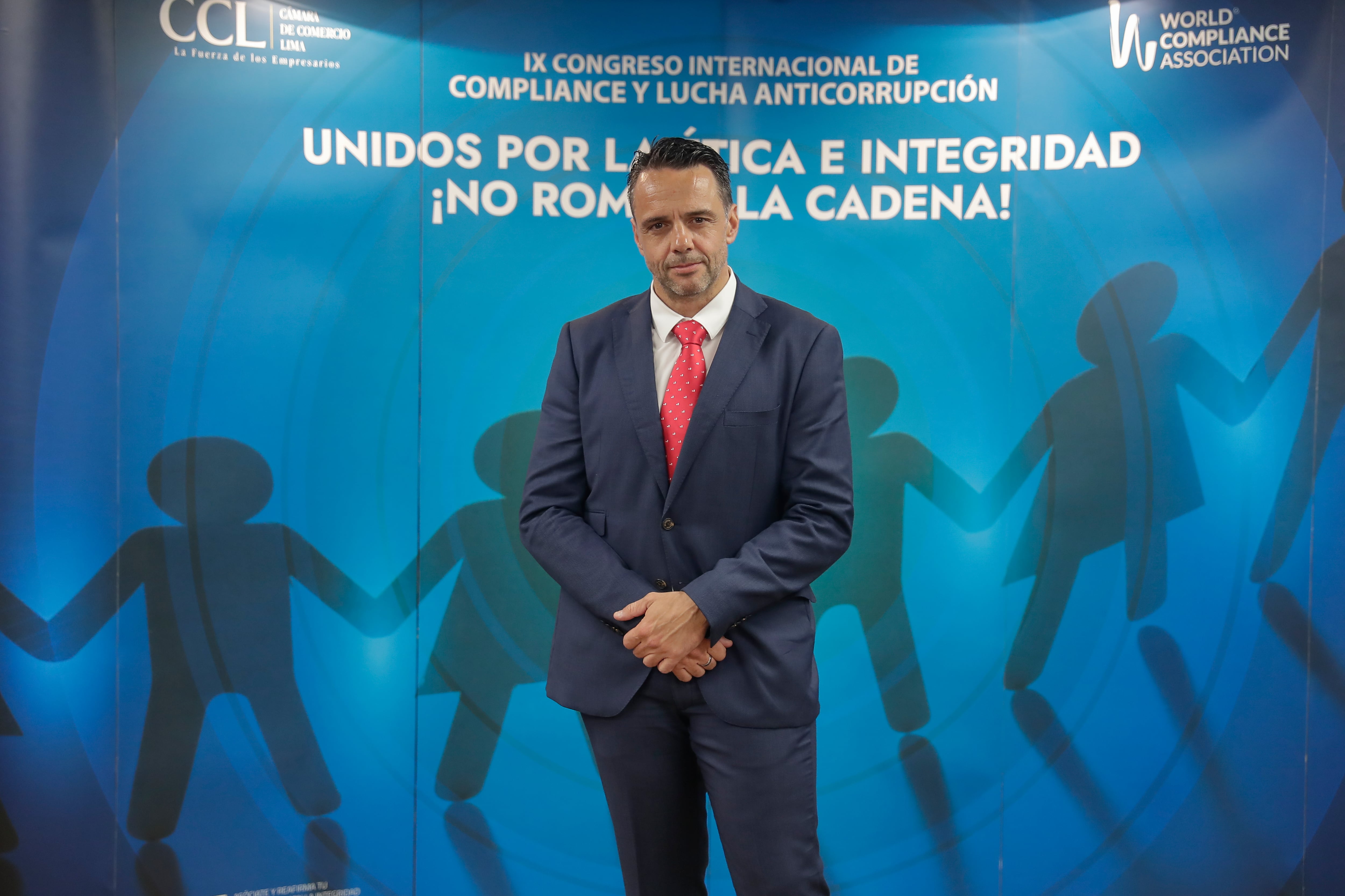 Iván Martínez López, vicepresidente Internacional y cofundador de la World Compliance Association. Foto: Hugo Pérez.