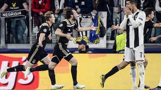 Juventus perdió 2-1 frente al Ajax en Turín y quedó eliminado de la Champions League