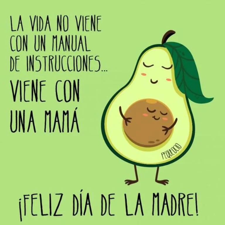 Estas son tarjetas por el Día de la Madre. (Imagen: Pinterest)