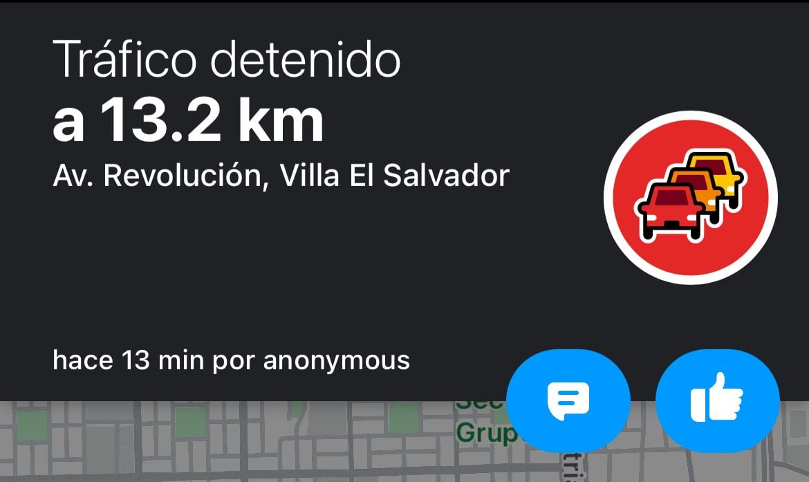 Fuente: Waze.