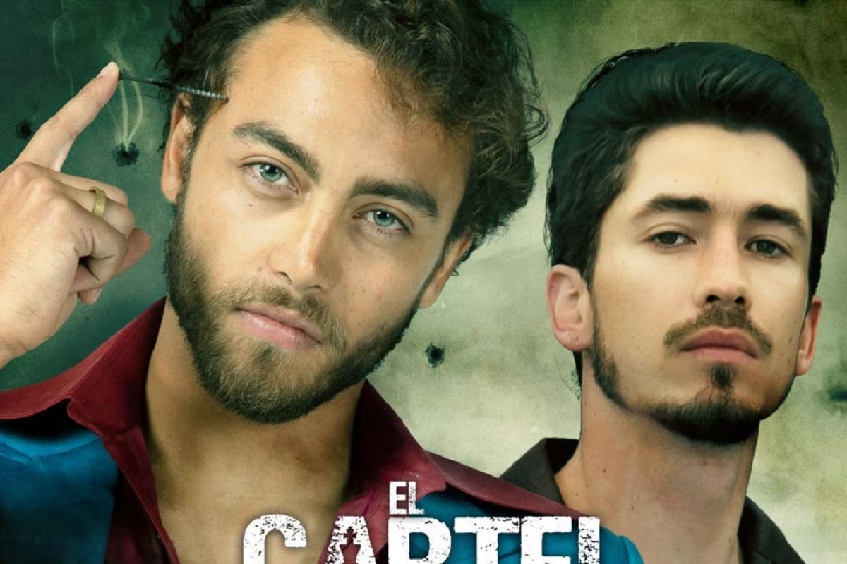 Sebastián Osorio y Juan Pablo Urrego interpretan a los hermanos Villegas en "El Cartel de los Sapos: El origen" (Foto: Caracol TV / Netflix)