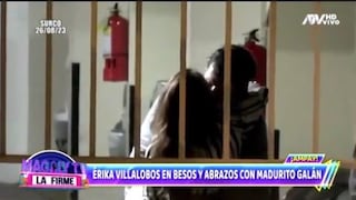 Érika Villalobos es protagonista de apasionados besos con quien sería su nueva pareja, según Magaly TV, La Firme