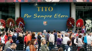 Barcelona rindió homenaje a Tito Vilanova
