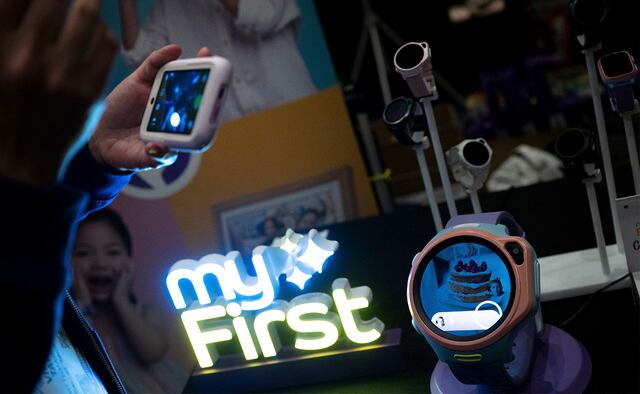 Los productos de My First, que crea un ecosistema tecnológico para niños. Así se hace el ingreso de los menores a la tecnología. (Foto: AFP)