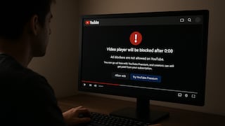 Adiós a ver YouTube sin anuncios: Google impide la reproducción con bloqueadores activos