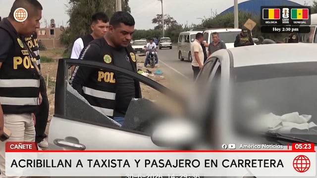 Doble crimen en Cañete: sicarios atacan a taxista y pasajero entre Imperial y Quilmaná