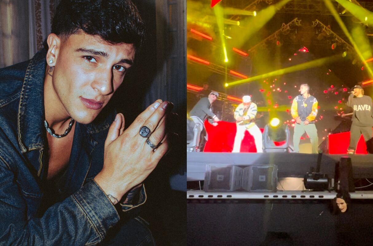 Emil sorprendió a todos al compartir escenario con la agrupación Piso 21. (Foto: Instagram)