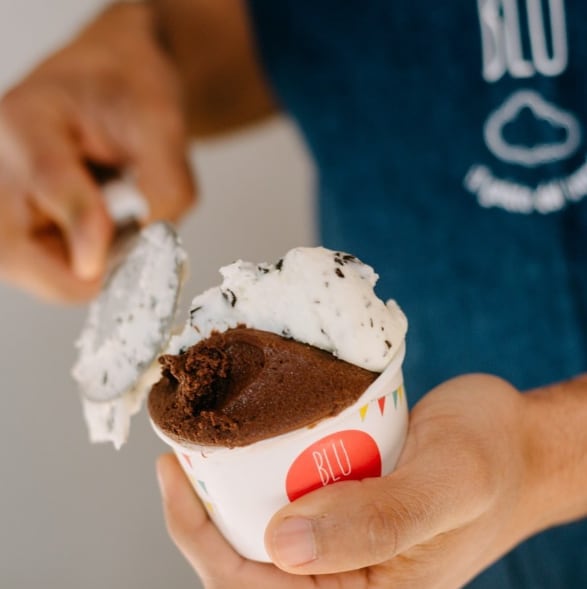 Este año, la heladería Blu celebra su 10° aniversario.