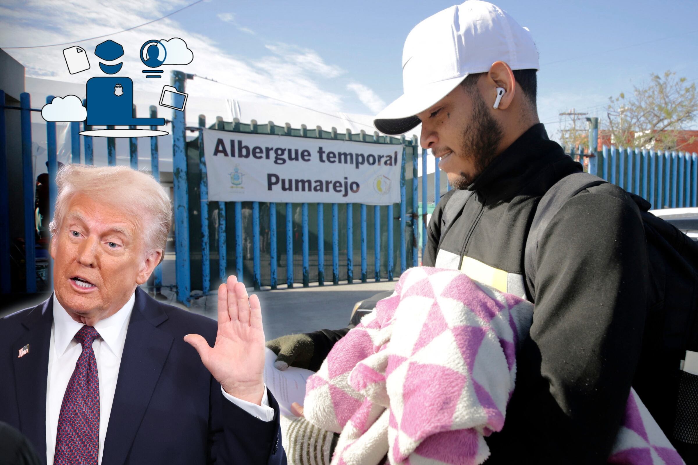 El gobierno de Estados Unidos cerró la aplicación CBP One (Foto: AFP)