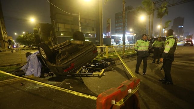San Isidro: Accidente vehicular deja un hombre fallecido en la avenida Javier Prado