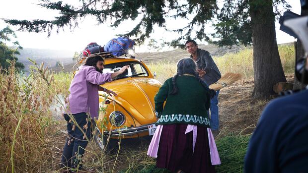 Rodaje de la película 'Pirú'
