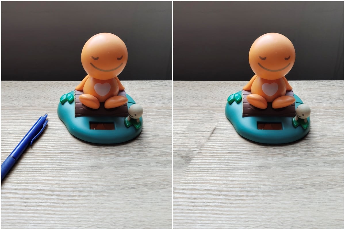 Prueba de la función de borrado con IA.