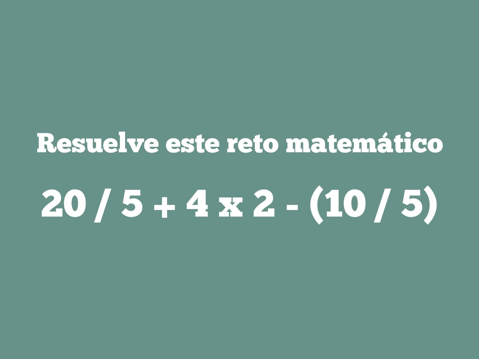 Reto matemático: Tu agilidad mental es clave para conseguir el triunfo. ¡Confío que ganarás! (Creación: Mag)