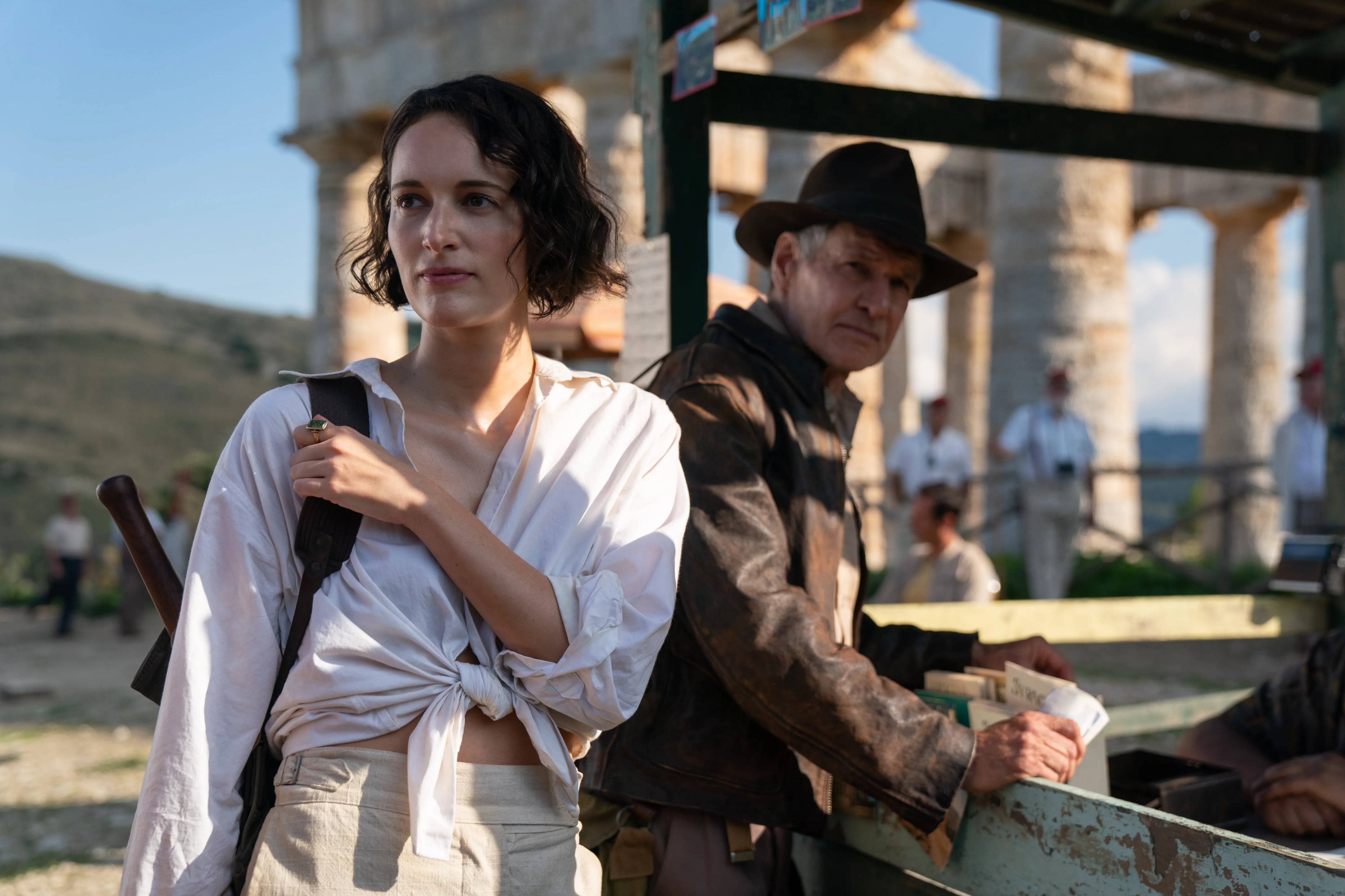 Phoebe Waller-Bridge como Helena en la película “Indiana Jones and the Dial of Destiny” (Foto: Walt Disney Pictures)