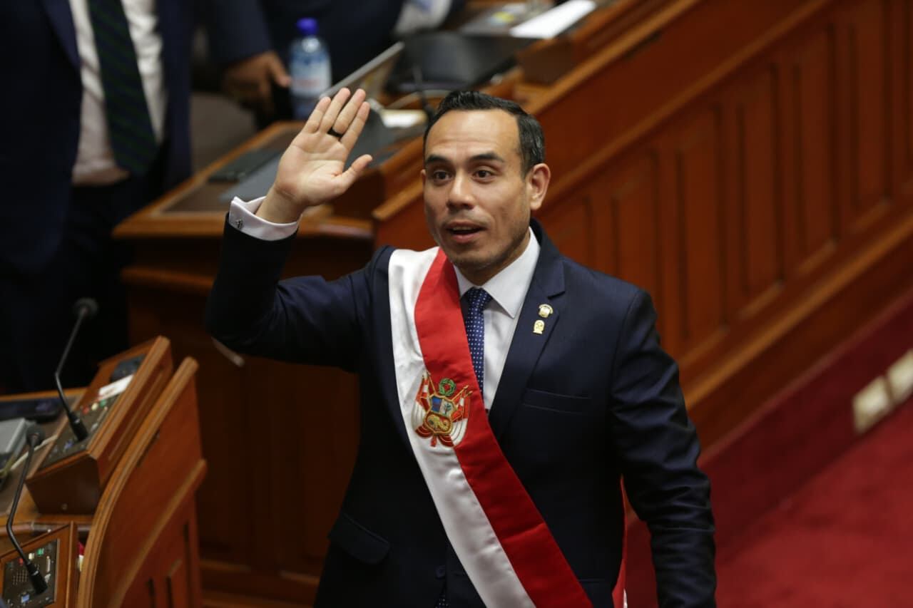 José Jerí Oré es el nuevo presidente de la República tras vacancia de Dina Boluarte. Foto: Cesar Bueno / GEC