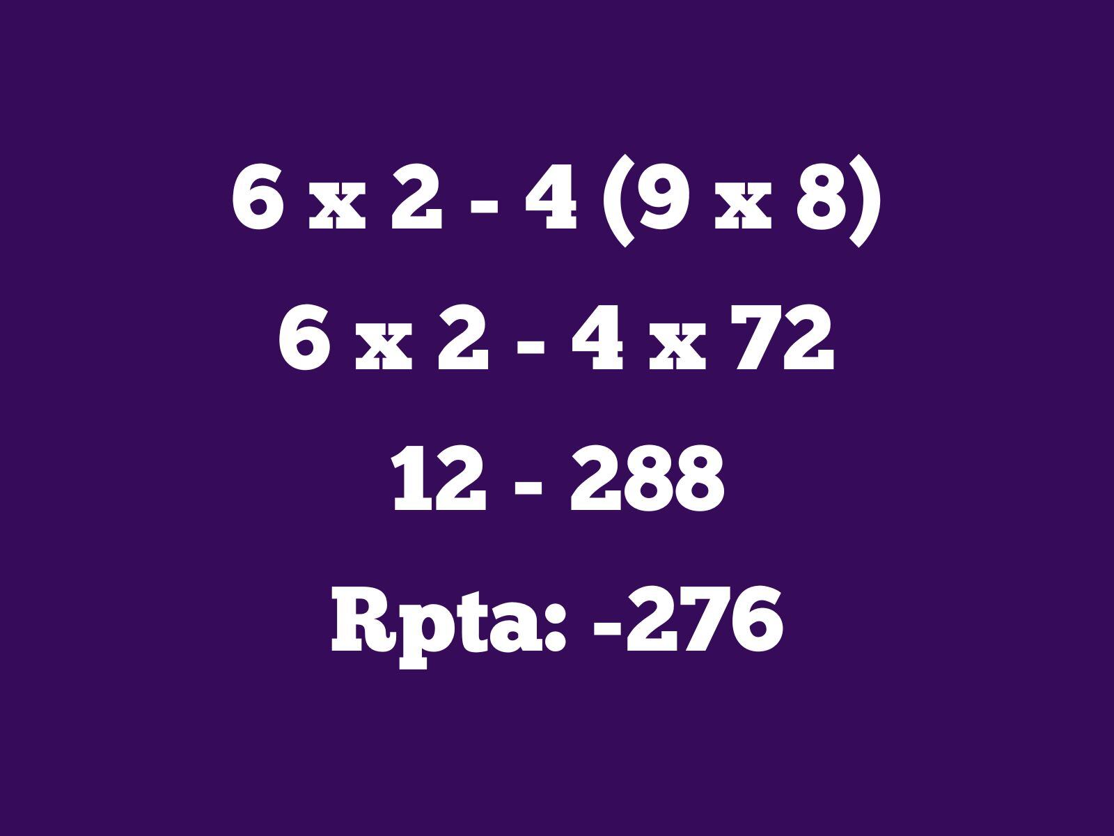 Reto matemático: Esta es la forma correcta de resolver este ejercicio numérico. (Creación: Mag)