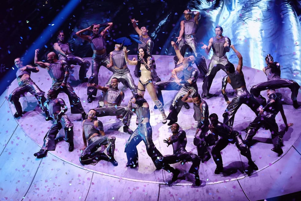 Katy Perry recibió el MTV Video Vanguard Award y dio un show impresionante con sus mejores temas. (Foto: Agencias)
