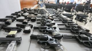 Más de 88 mil armas en Lima tienen licencia cancelada