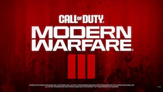 Call of Duty: Modern Warfare 3 es oficial: el nuevo COD se lanza el 10 de noviembre