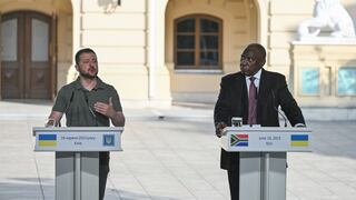 Zelensky pide una “paz verdadera” tras reunirse con la delegación africana