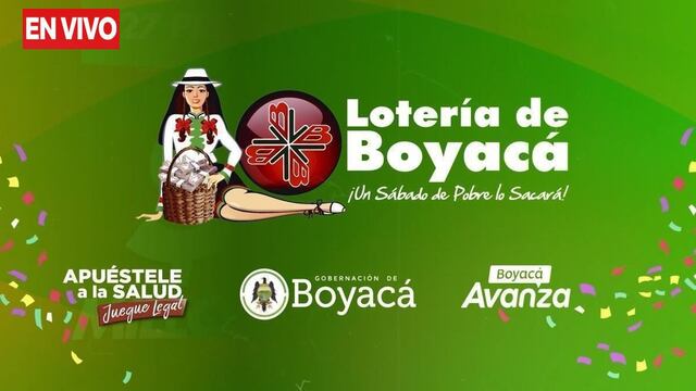 Lotería de Boyacá, resultados de los números ganadores del sábado 1 de julio de 2023