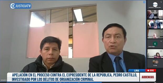 Pedro Castillo enfrentará su juicio en prisión preventivaa. (Justicia TV)