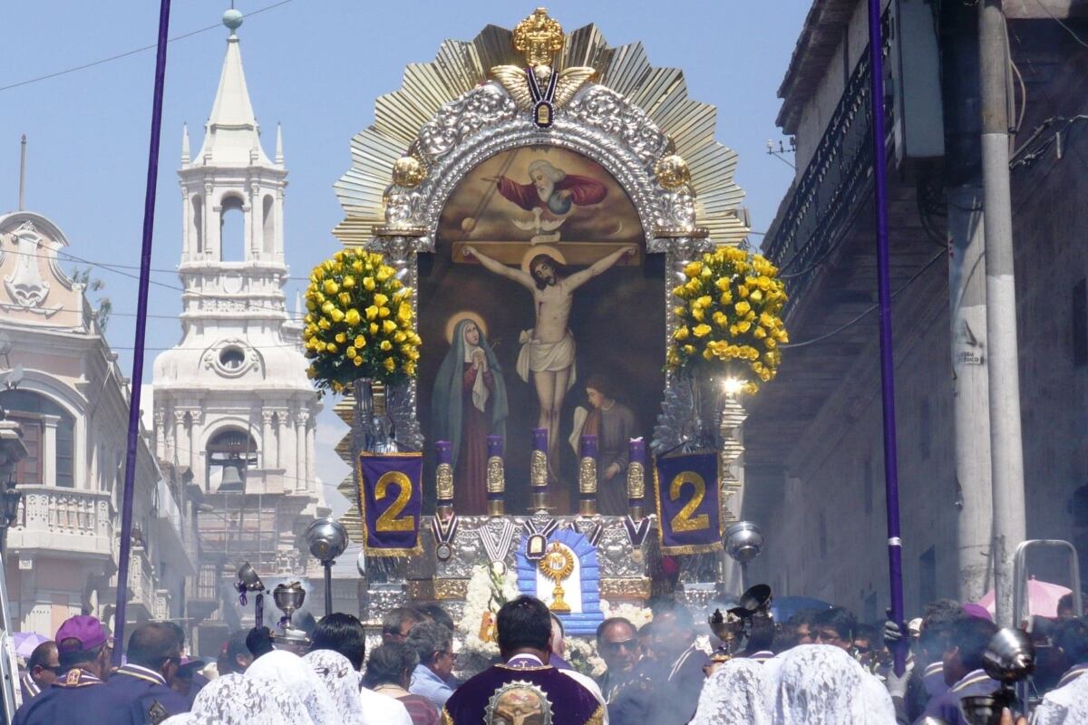 Andas del Señor de los Milagros serán alzadas en el Perú y el extranjero este 4 de octubre. (Foto: Andina)