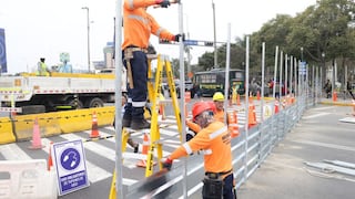Se inició plan de desvío vehicular en Paseo Colón para construcción de la Estación Central de la Línea 2 del Metro de Lima